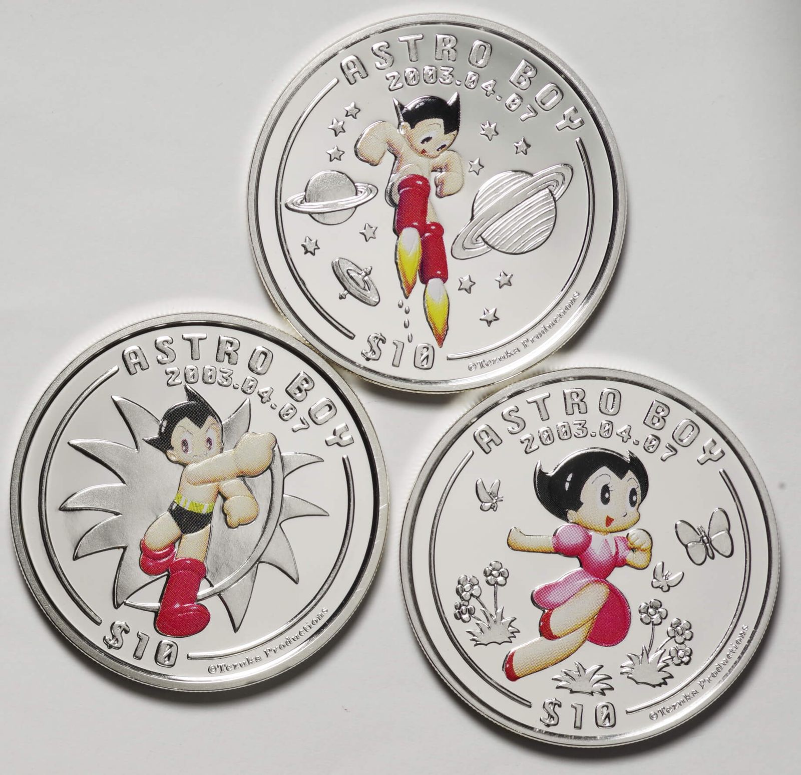 シエラレオネ 鉄腕アトム生誕記念 1キロ銀貨 $150 ASTROBOY