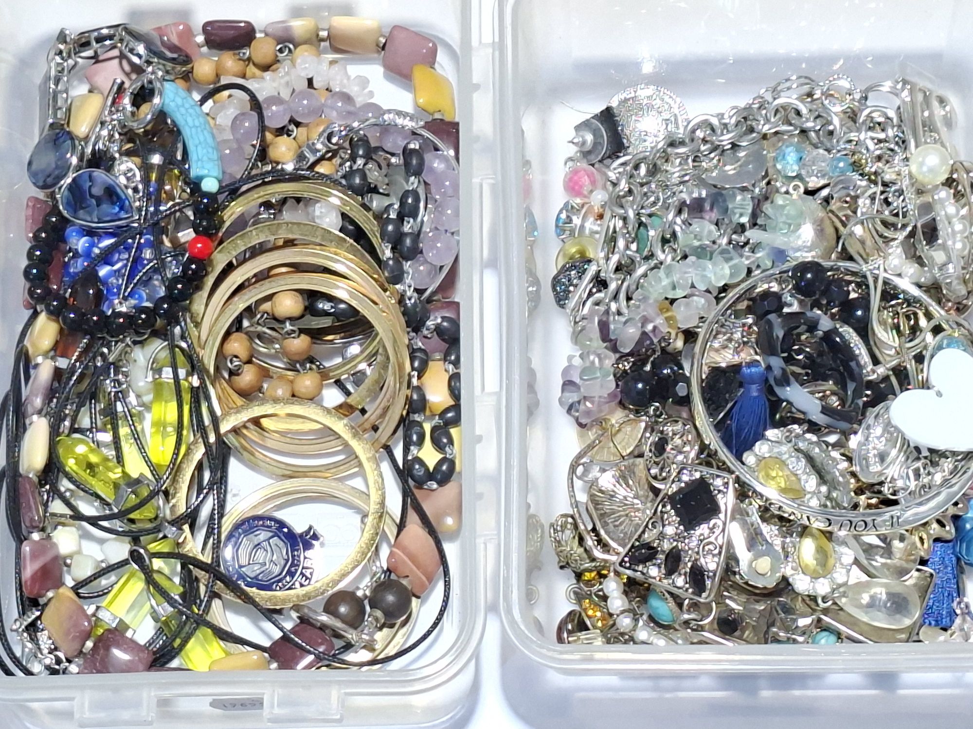 Earrings, Pins And Metal Discs