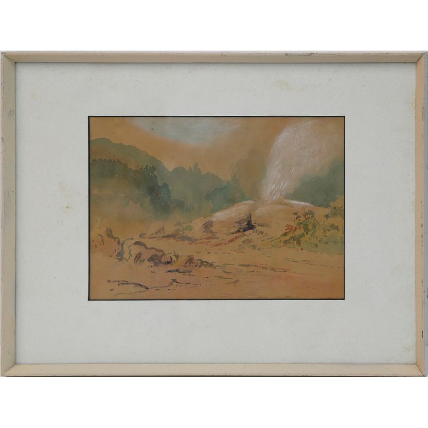 RIX CARLTON,  Pareia Geyser, Whakarewarewa