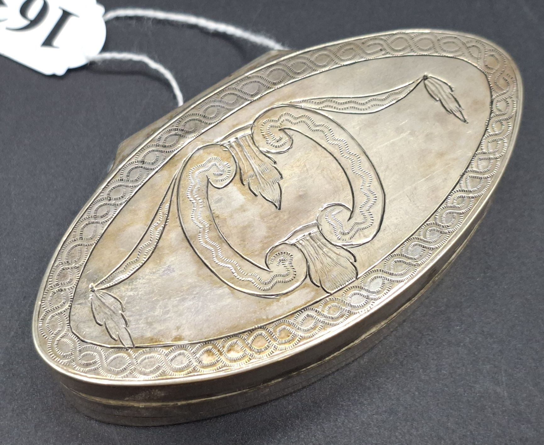 163 · SWEDISH 19TH CENTURY SNUFF BOX