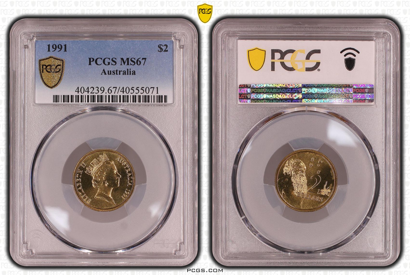 Two Dollar, 1991, PCGS MS67