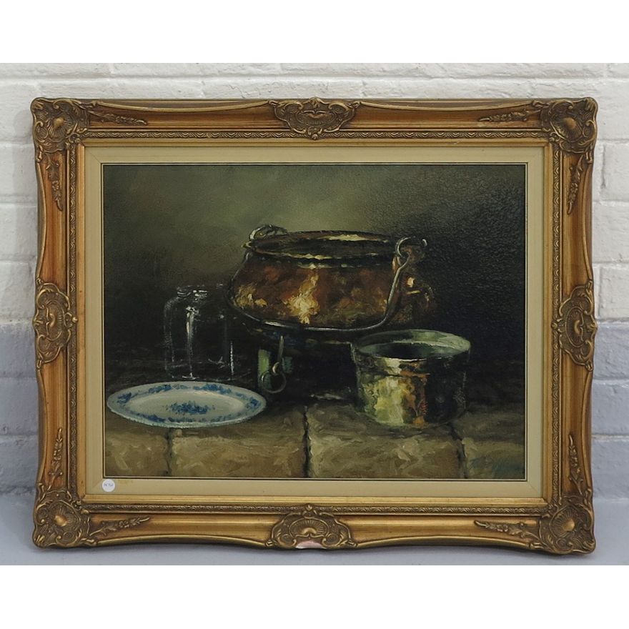 DENZIL HERRING - OIL ON BOARD