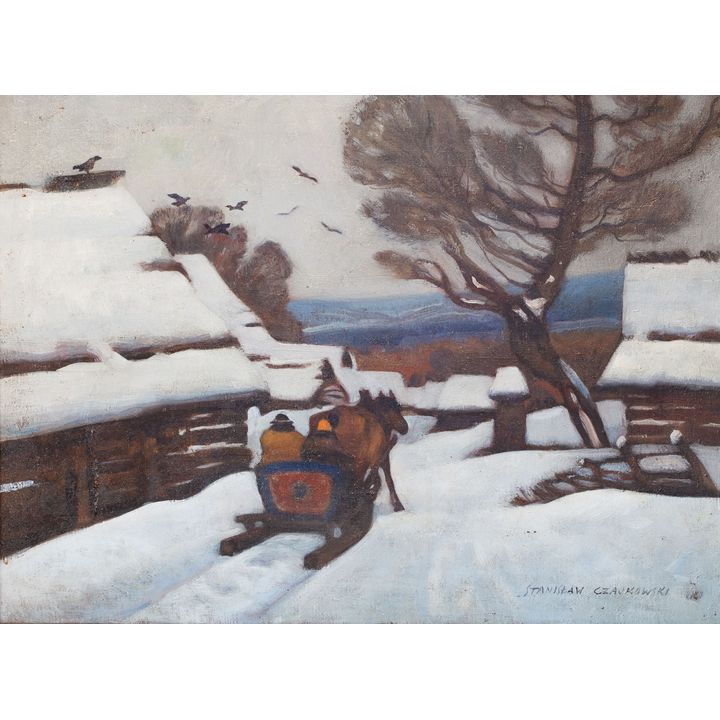 Stanisław Czajkowski | Powrót z jarmarku (Podhale)
