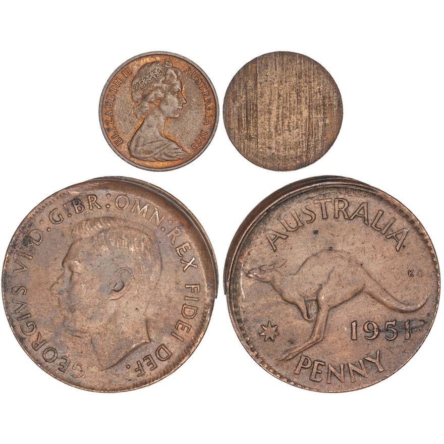 George VI, Penny, 1951,  EF