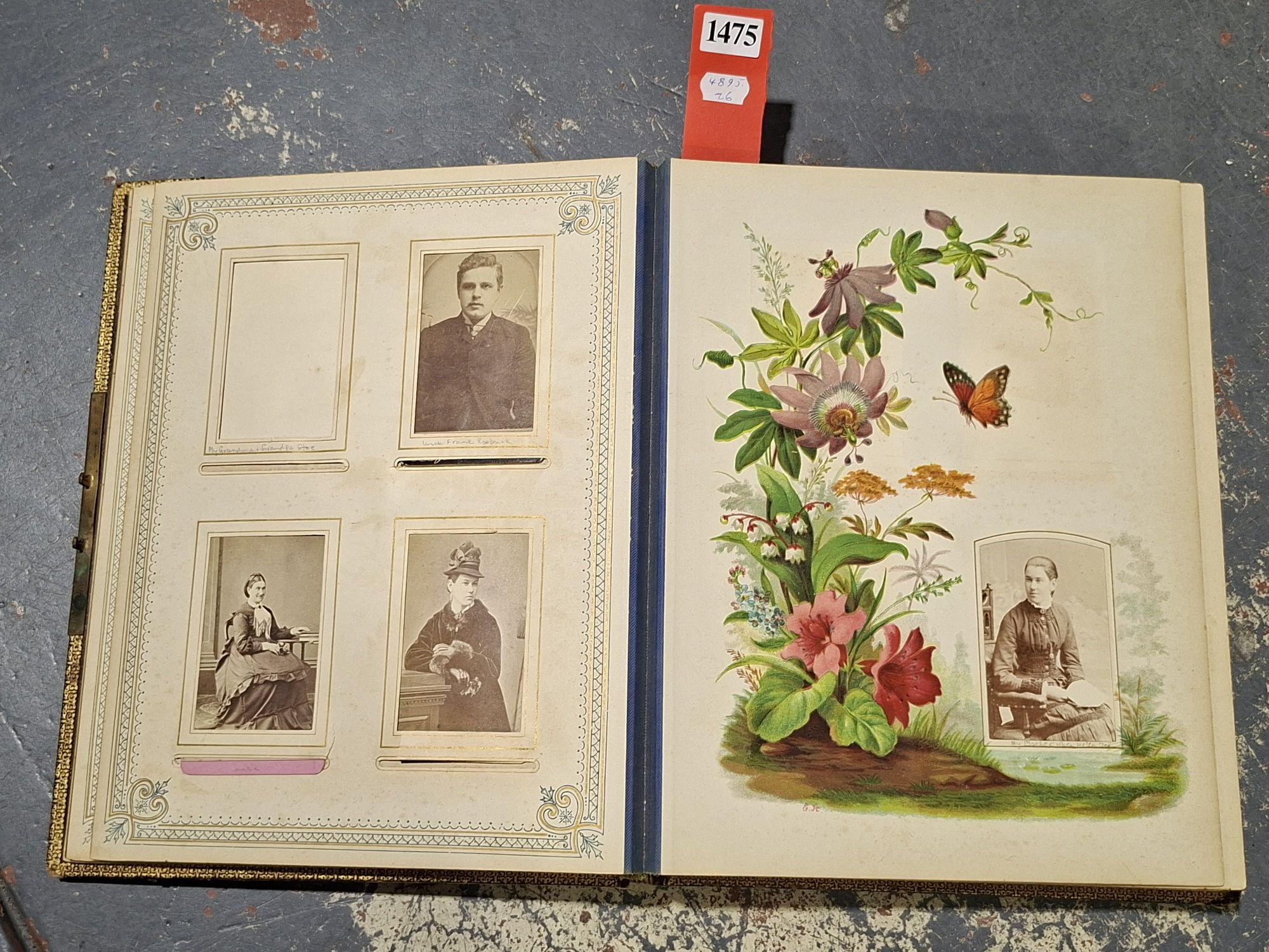 1475 · VICTORIAN PHOTGRAPH ALBUM