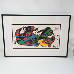 Le Combat, Italy From Escultor Suite Ed 1500 Lithograph by Joan Miro