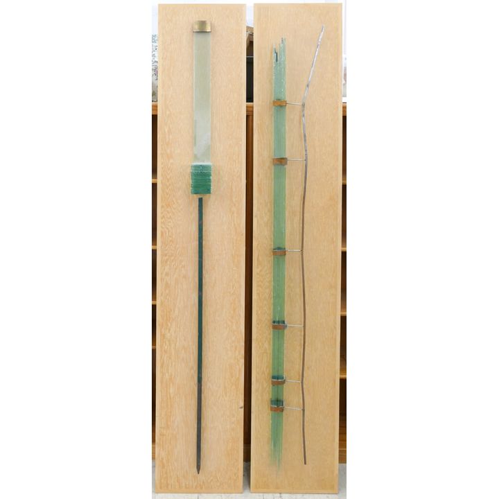 Nancy Mee ''Support a Pair'' 1979 Glass, Copper and