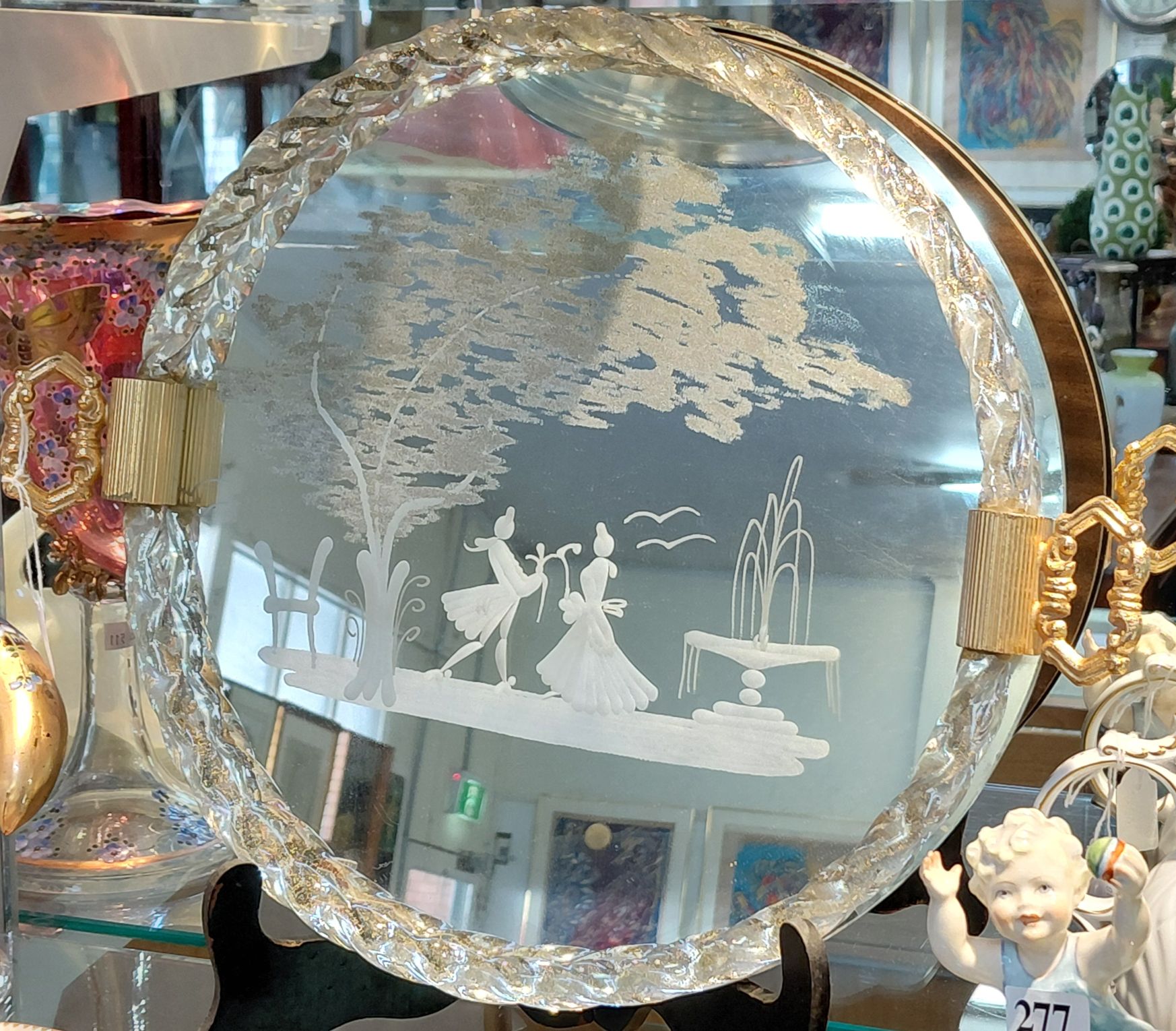 Murano Circular Service Tray