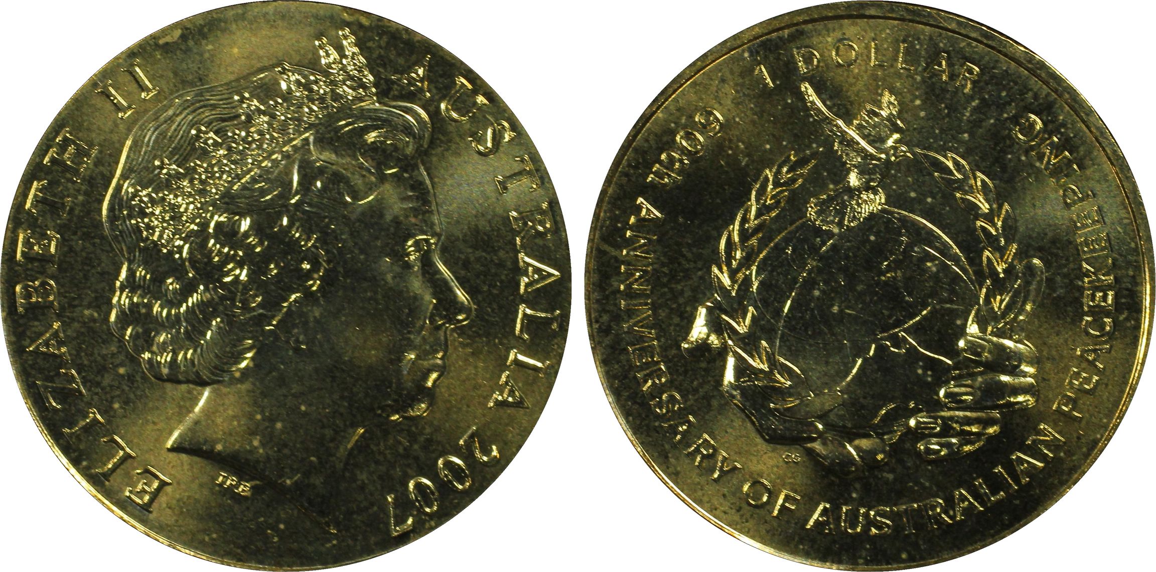 Peacekeeping , One Dollar, 2007, PCGS MS66