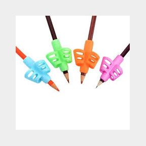 4 Piece Pencil Grip Holder Ergonomic Butterfly Design - Pencil Hold Correction Grips to Aid Left and Right- 51736/2670 SN B3 (S4)