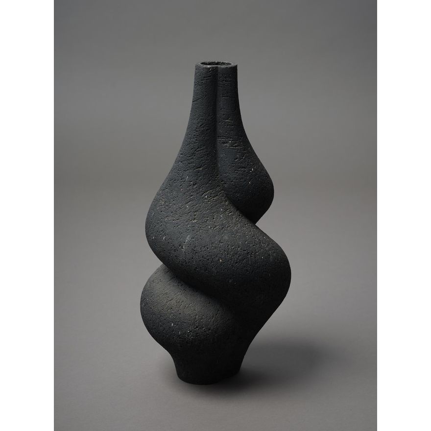Rick Rudd 'Raku fired vase'