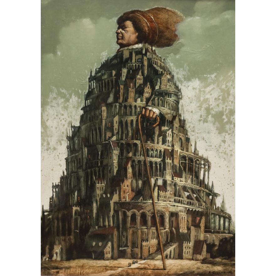Vladimir Gvozdev | Portret Grafinii Ston, Zamek Gormenghast, 1999