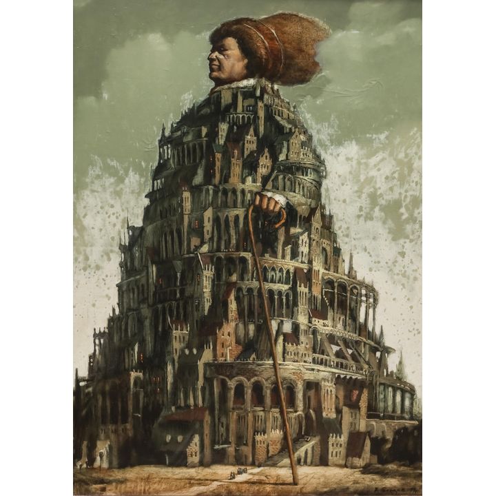 Vladimir Gvozdev | Portret Grafinii Ston, Zamek Gormenghast, 1999