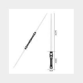 Light Saber Staff - Retractable Toy Swords with Fighting Sound - 2 Blue - 2 Pack - | Bar 9902071200345 - 51745/3431 SN B1 (S7)