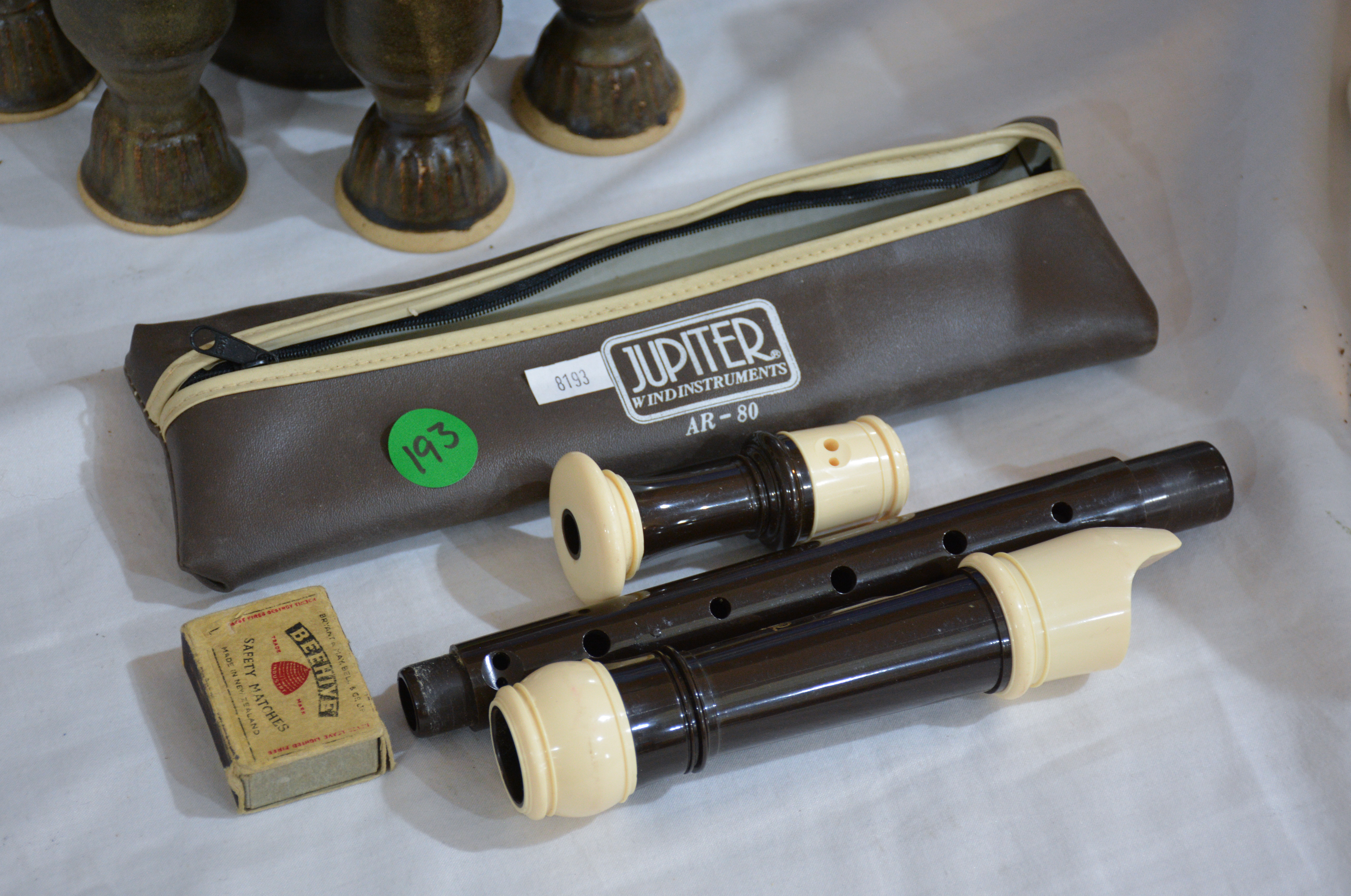Jupiter AR-80 Recorder and Case — sold at auction in New Zealand for $10