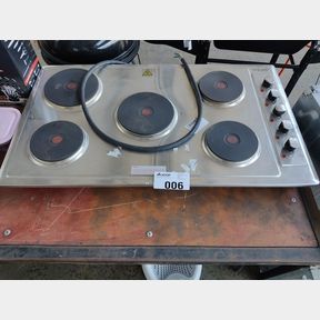 GOLDAIR 5 PLATE STAINLESS STEEL ELECTRIC HOB GEH-915S