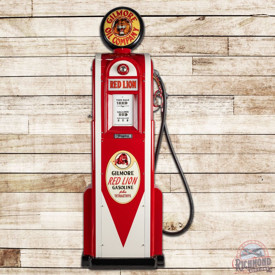 Wayne 60 Computing Gas Pump Gilmore Red Lion Gasoline