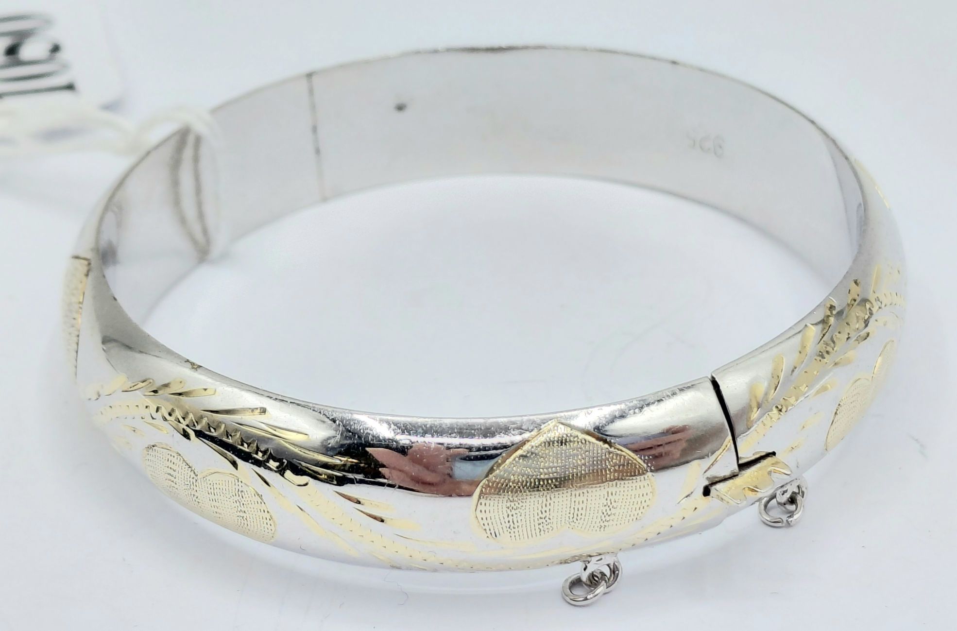 Silver Hinged Bangle