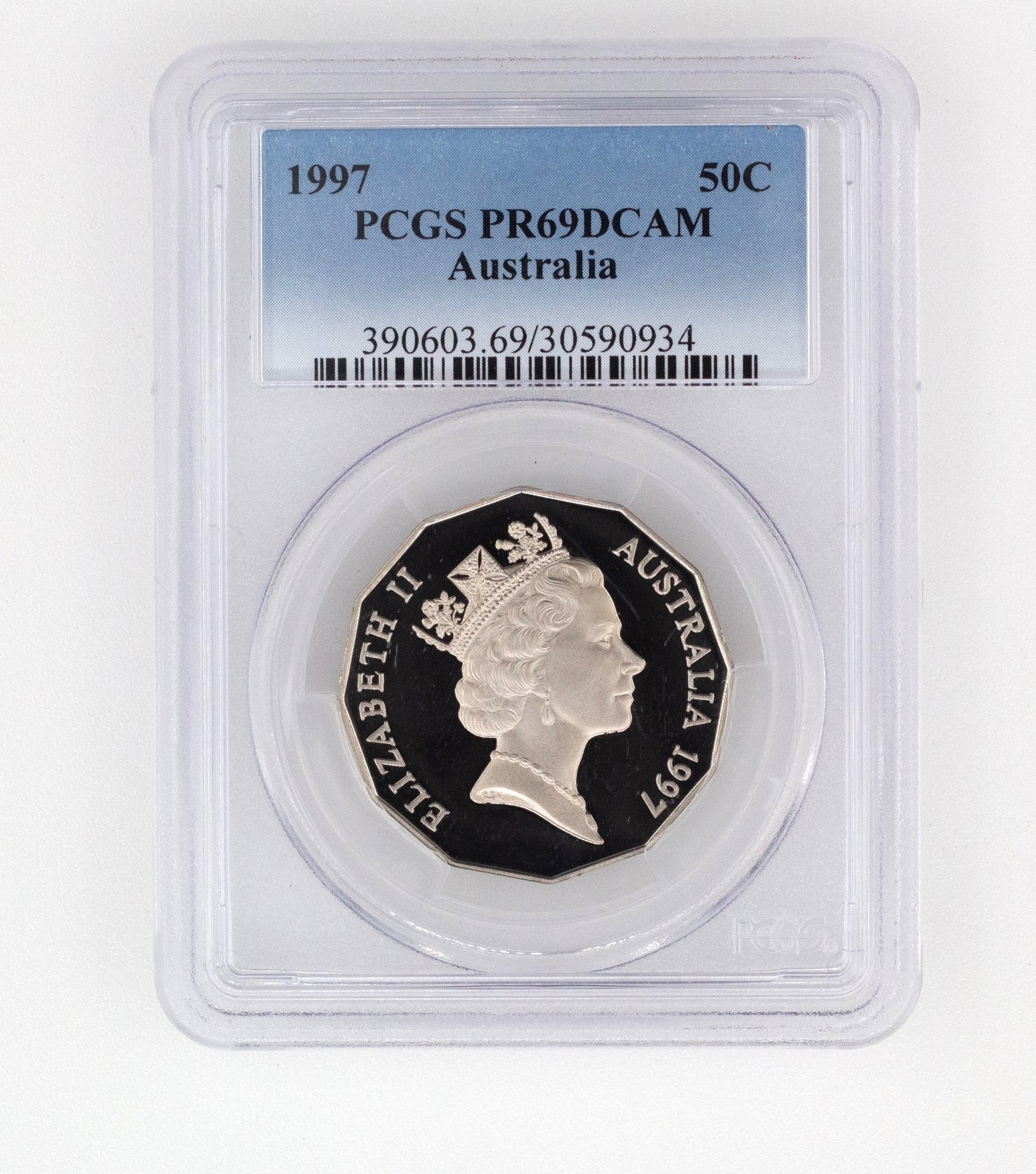 Elizabeth II, Fifty Cent, PR69DCAM , 1997