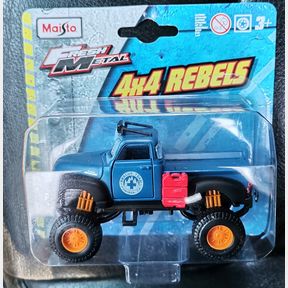 MAISTO 4X4 REBELS CHEVROLET RESCUE TEAM 3100 BLUE - 51844/579