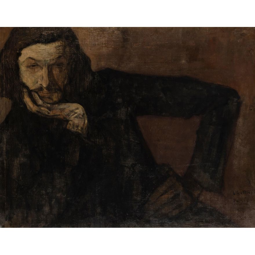 Leopold Gottlieb | Portret Bolesława Biegasa, ok. 1905-1910 r.