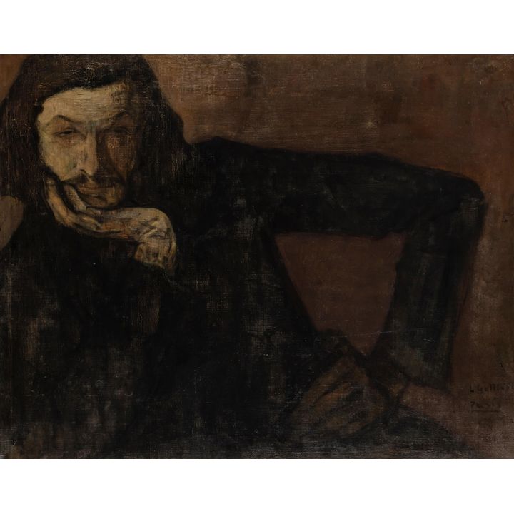 Leopold Gottlieb | Portret Bolesława Biegasa, ok. 1905-1910 r.