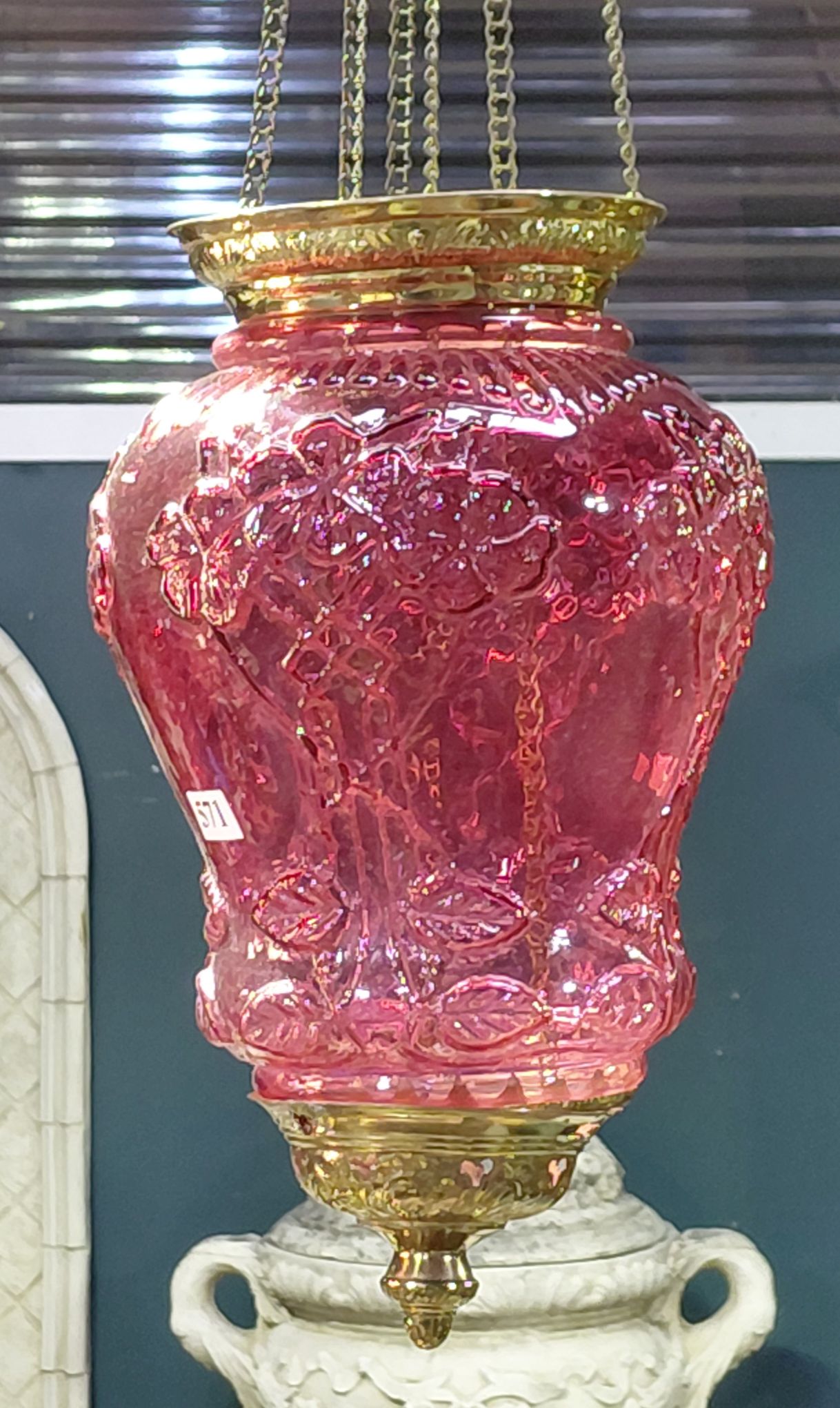 Ruby Glass Hallway Light Shades