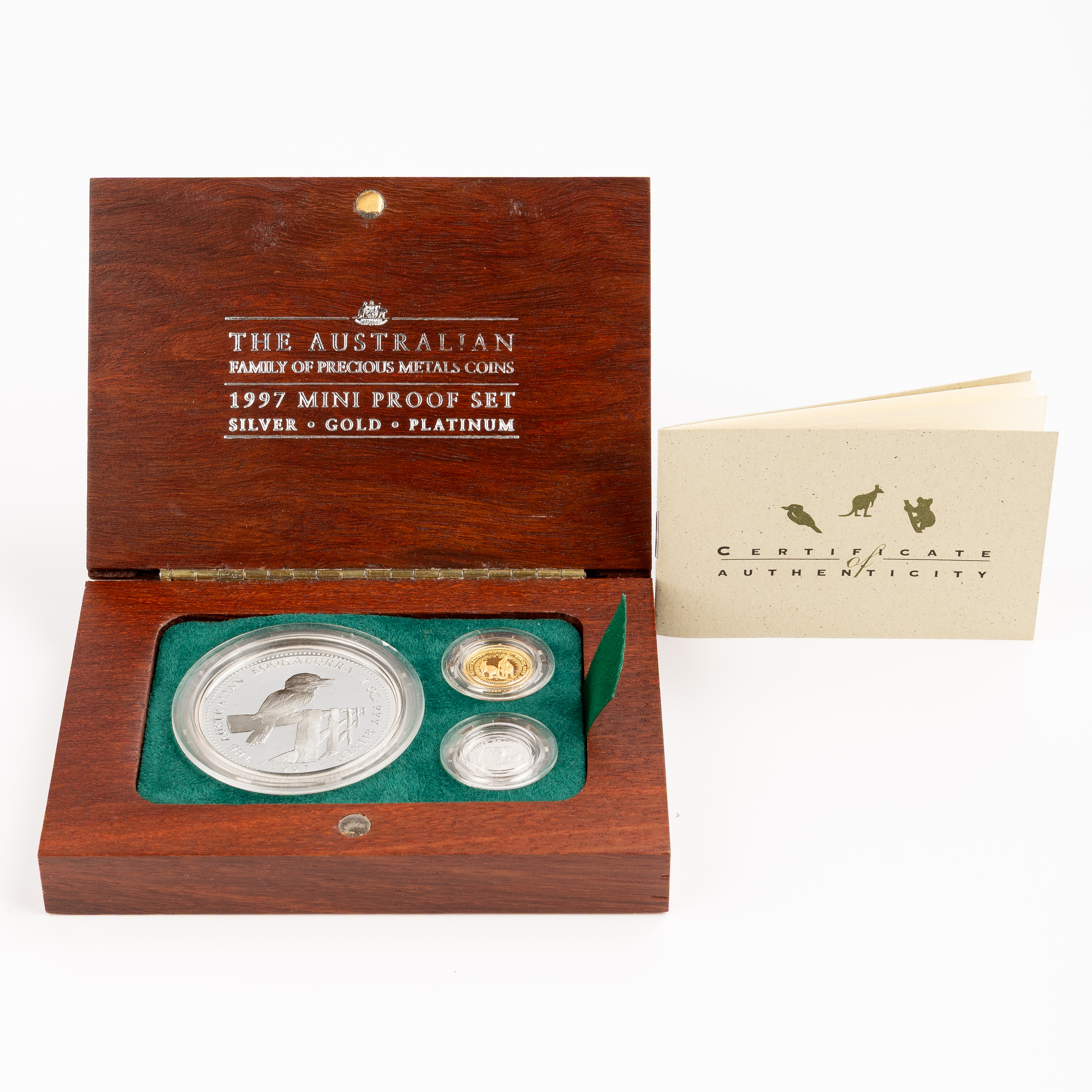 Elizabeth II, Precious Metals Proof Set, 1997, FDC
