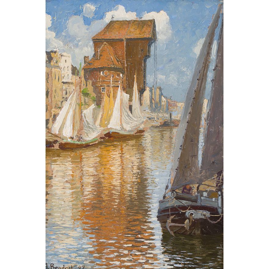 Arthur Bendrat | Długie Pobrzeże w Gdańsku, 1897