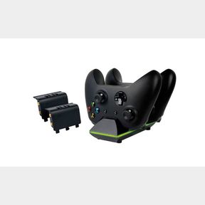 SPARKFOX XBOX ONE DUAL CHARGE DOCK 2X RECHARGEABLE BATTERIES
