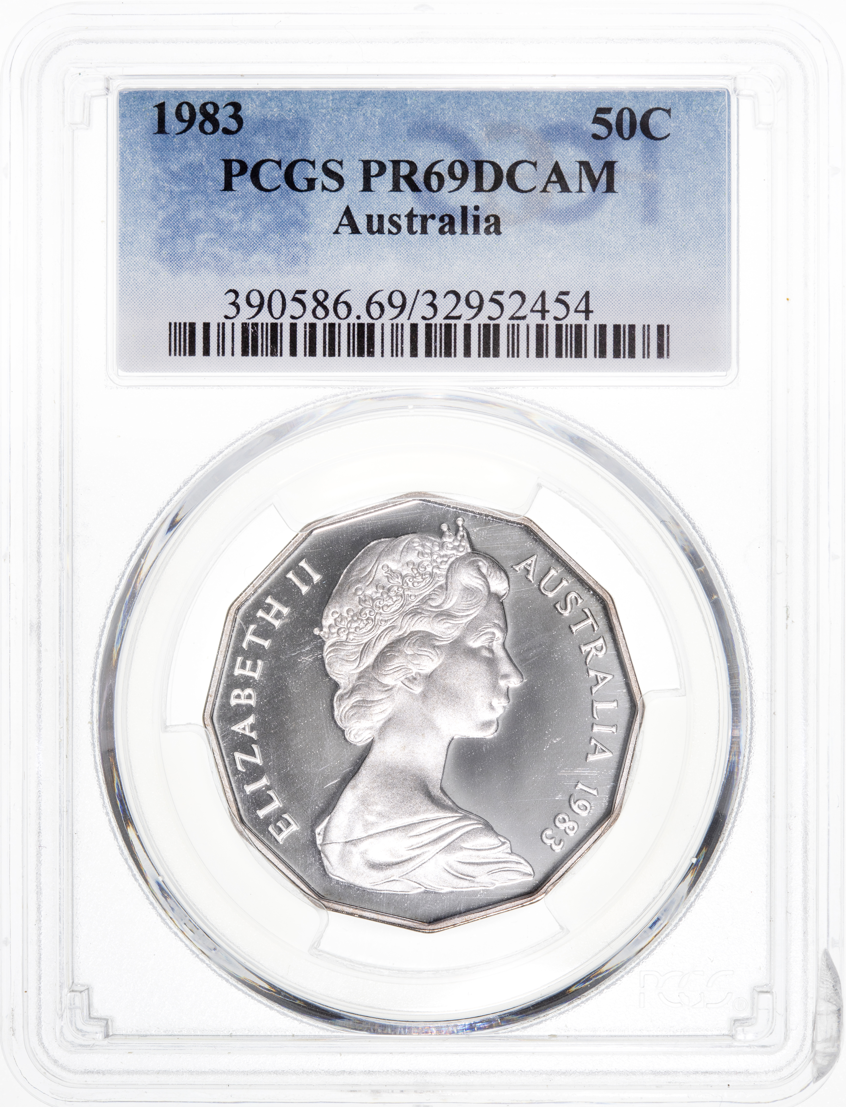 Fifty Cent, 1983, PCGS PR69DCAM