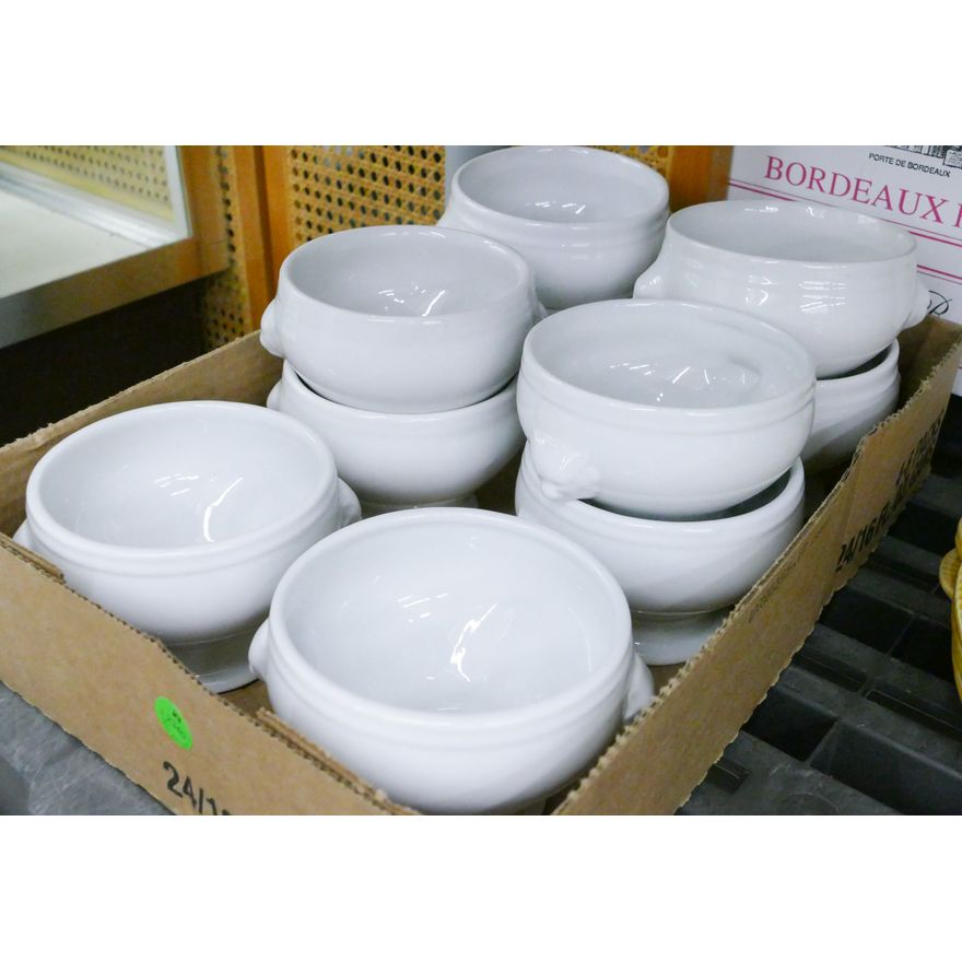 Box French White Porcelain Bowls