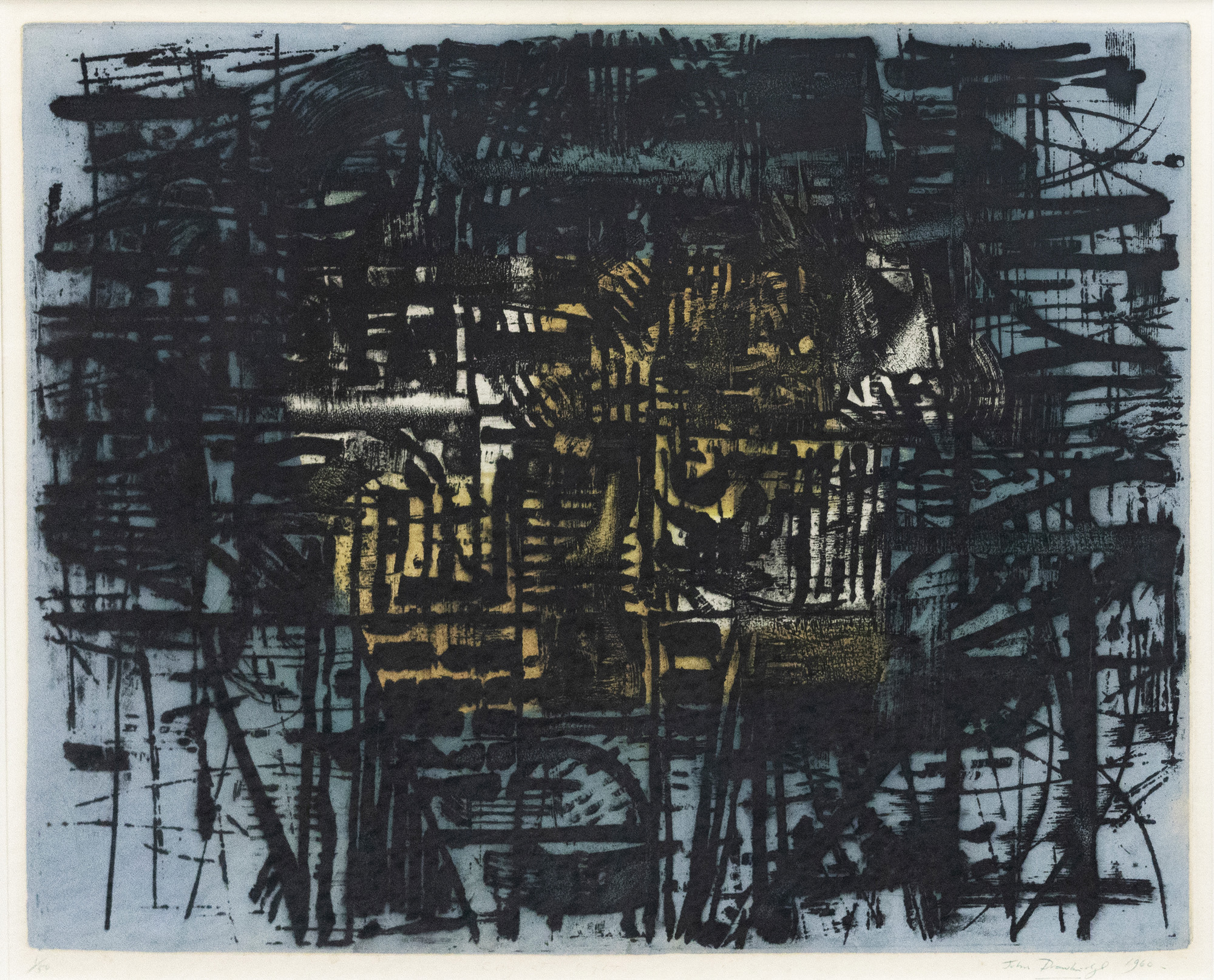 John Drawbridge 'City at Night' — sold at auction in New Zealand for $300
