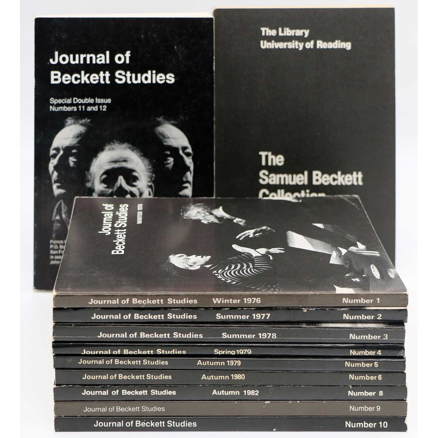 JOURNAL OF BECKETT STUDIES - Ten issues