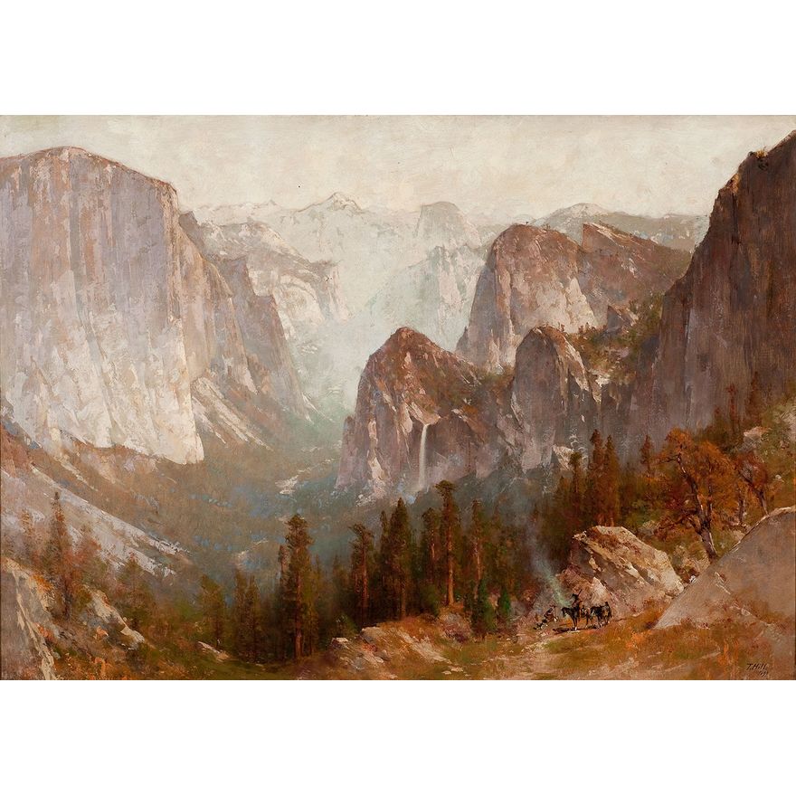 Thomas Hill (1865-1929), Encampment Surrounded
