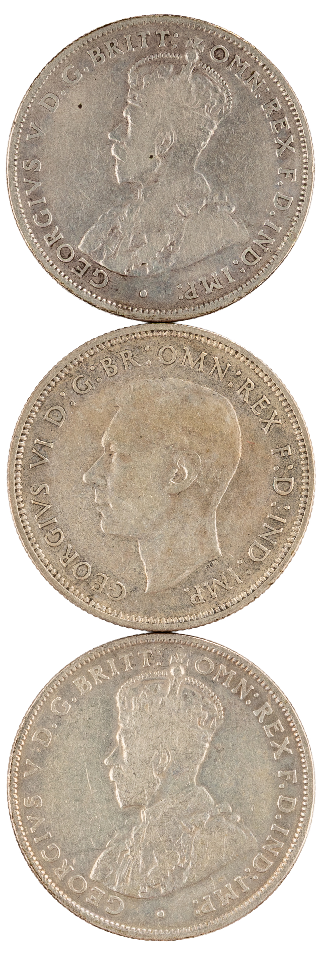 George V - George VI, Florin, 1932 - 1939, aF -aVF