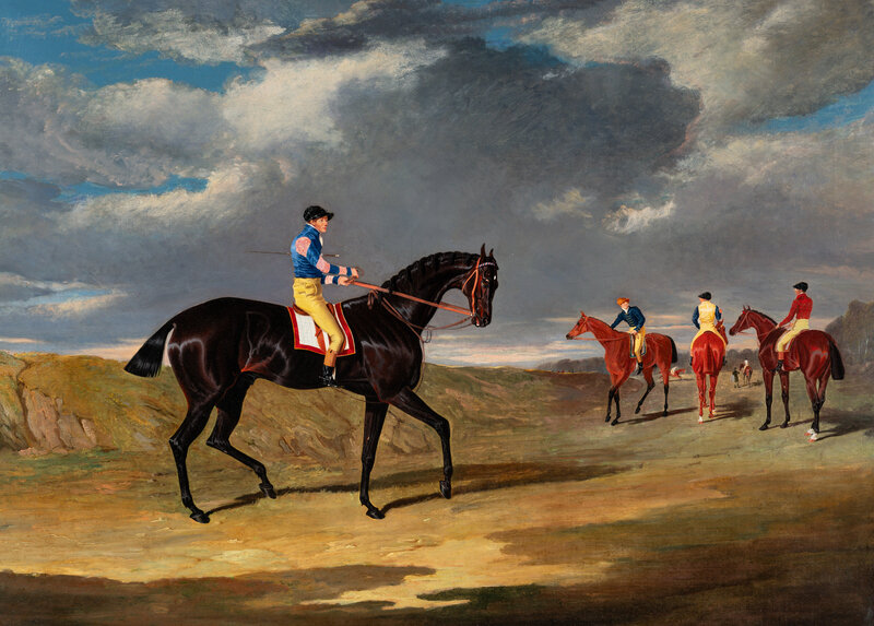 John Frederick Herring the Elder
(British, 1795-1865)
Lottery Going to the Start at Doncaster, 1830