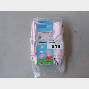 PEPPA PIG UNICORN DUVET COVER SET - PINK - SINGLE
