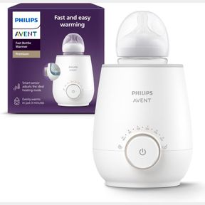 PHILIPS AVENT FAST BABY BOTTLE WARMER WITH SMART TEMPERATURE CONTROL AND AUTOMATIC SHUT-OFF, SCF358/00