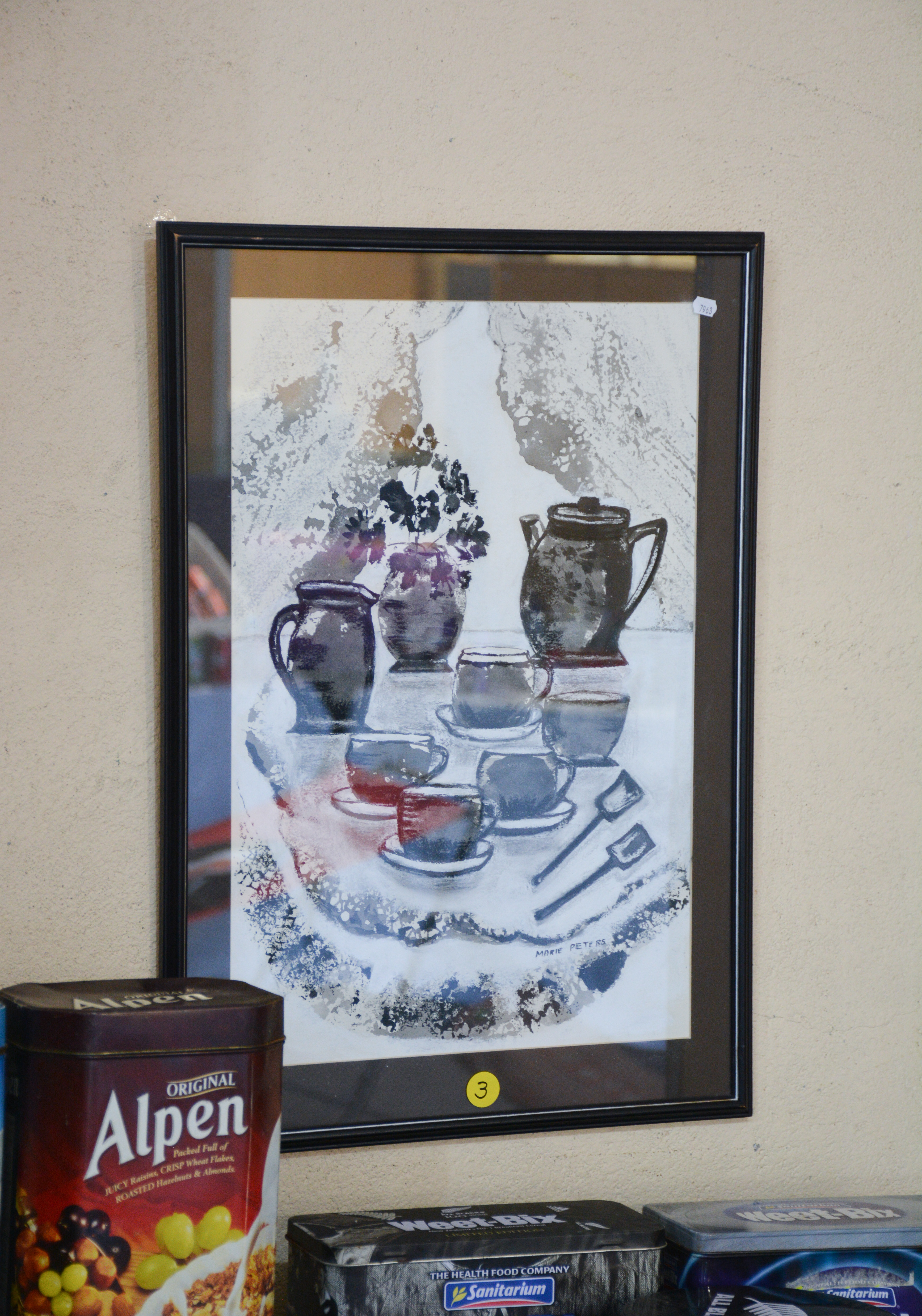 Ink, Pastel, Pen Art Framed by Marie Peters — NZ auction result