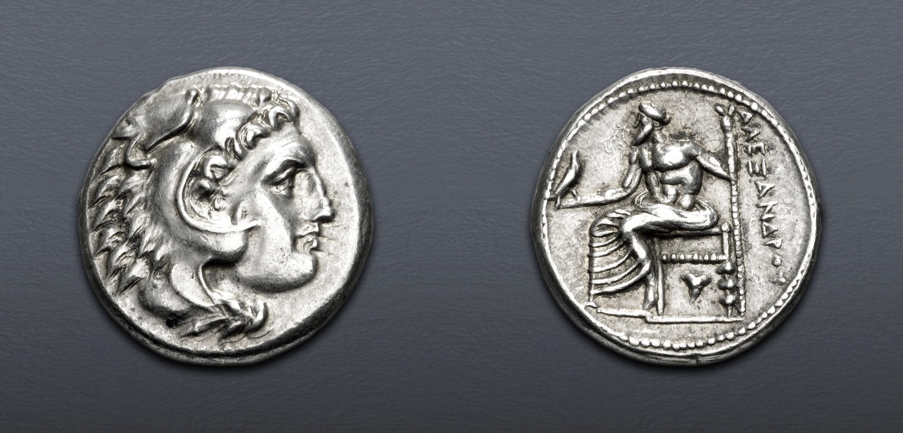 RanDal 336-323 Bc Drachm Plaqué Argent Rare Ancient Alexander Iii Les Grandes Monnaies Grecques Décorations