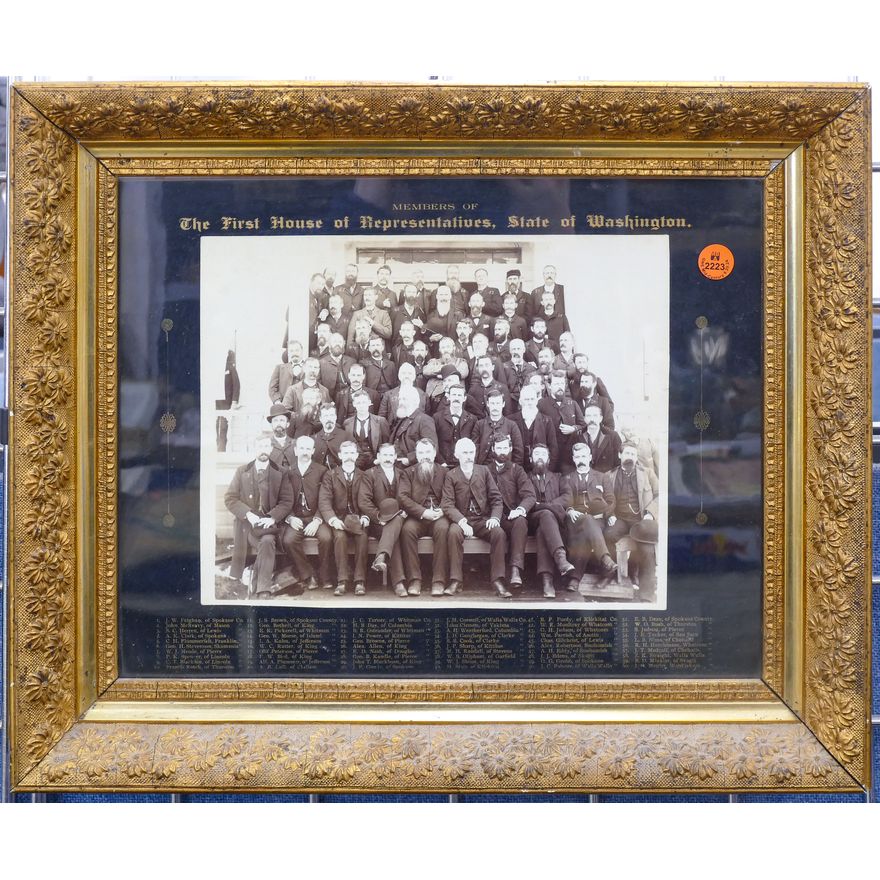 Antique Washington State First House of Representatives Photo