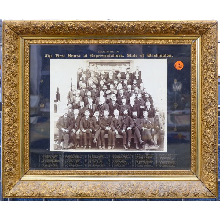 Antique Washington State First House of Representatives Photo