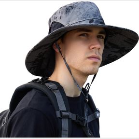 MEN'S SUN HAT SUMMER UV PROTECTION WATERPROOF FOR GARDENING SAFARI BEACH FISHING HIKING CANO KHAKI