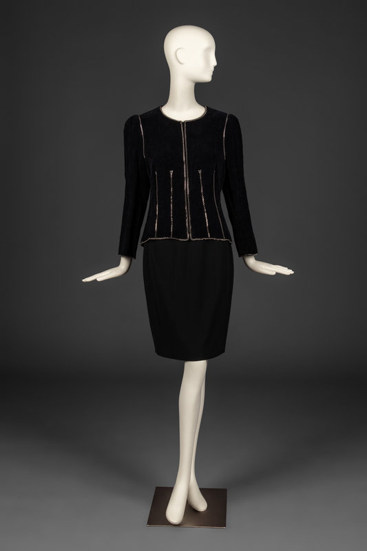 Chanel Velvet Jacket with Chain Details, 2006 
