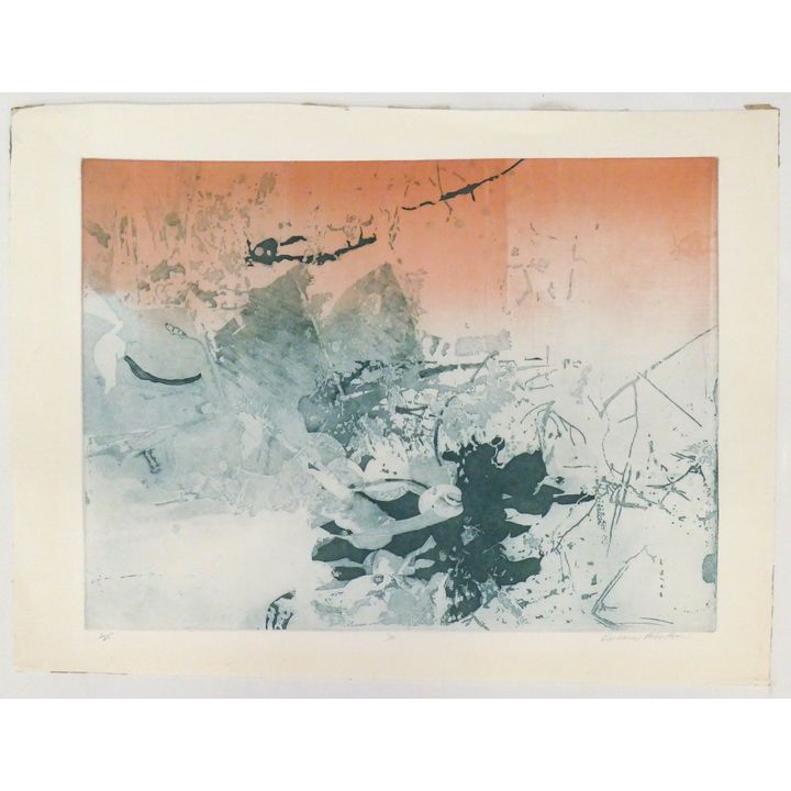 Barbara Robertson ''Jai'' Lithograph 21.5''x28.5'' Sheet.
