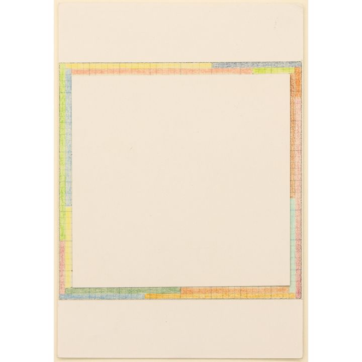 Marc Vaux ''Untitled'' (Square) Colored Pencil