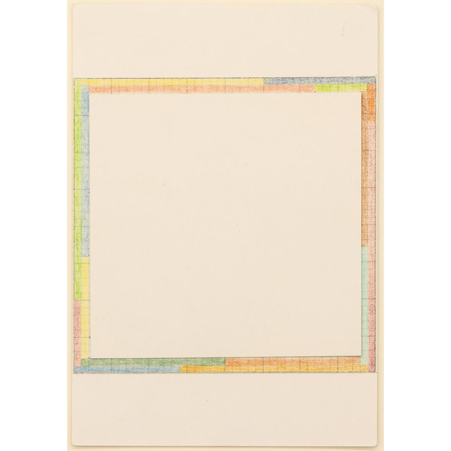 Marc Vaux ''Untitled'' (Square) Colored Pencil