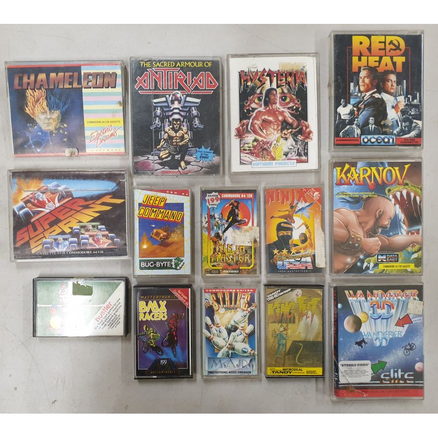 Commodore 64 Cassette Games (x14)