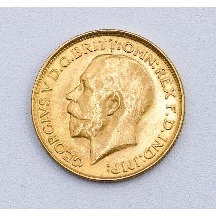 1922 Great Britain Gold Sovereign Coin - 7.9 Grams